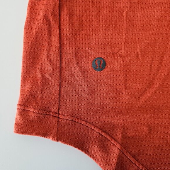 NWT LULULEMON AZBR Orange Brick Drysense LS Pullover Hoodie Men's Medium, XL - Picture 9 of 11